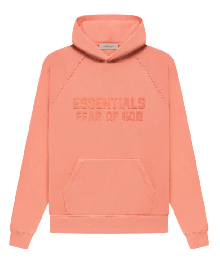 Fear of God Essentials Hoodie Coral (Myrtle Beach Location)