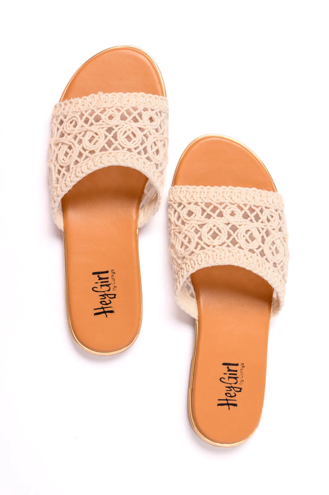 Hey Beach Sandals in Natural- CORKY'S