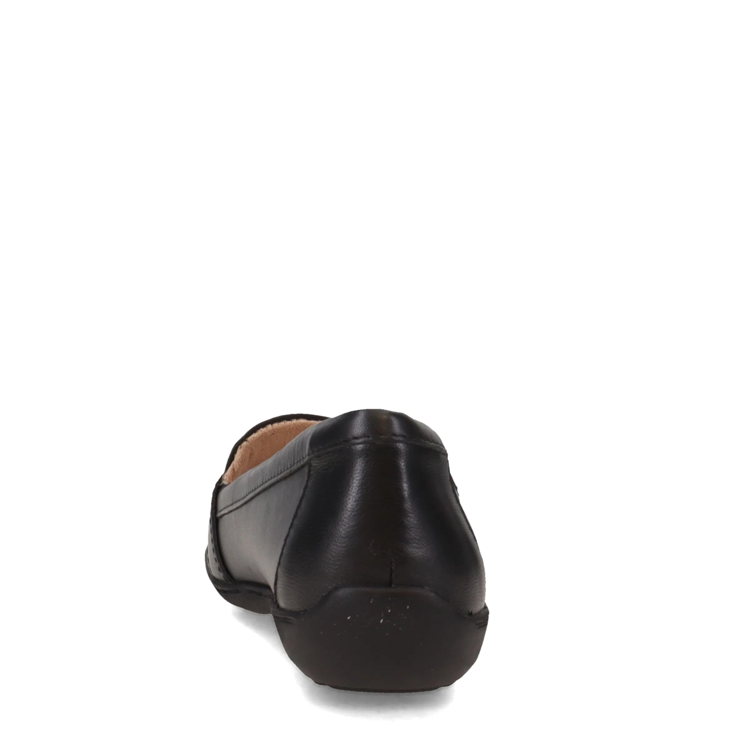 Naturalizer Women Kentley Flat, Black Leather, 8 Wide